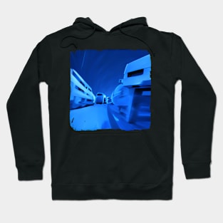 Blue ride , fast life Hoodie